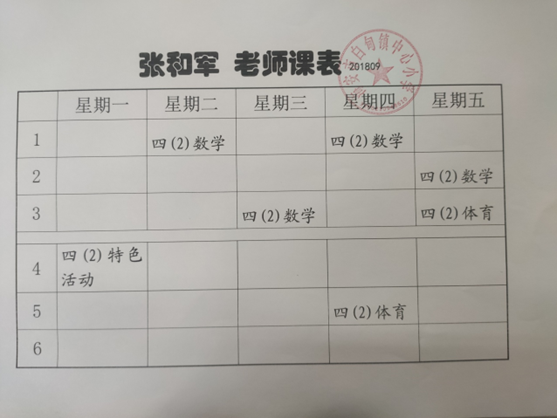 2023年申报职称人员课表公示
