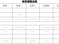 海安市白甸镇中心小学2024～2025学年度体育课程课表